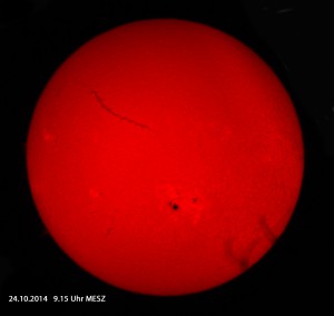 Große Fleckengruppe Richtung Westrand