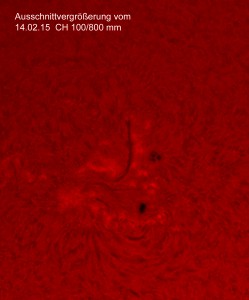 14.02.15 Doppel-Sonnenfleck