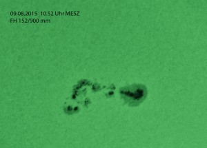 Weisslicht Aufnahme im August 2015