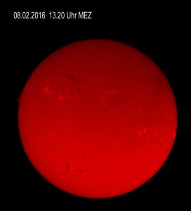 Sonne am 08.02.2016