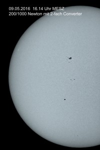 Merkur Transit am 09.05.2016