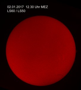 Sonne am 02.01.17