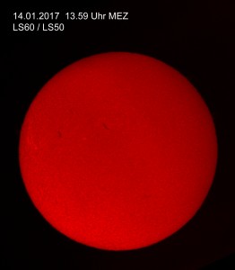 Sonne am 14.01.2017