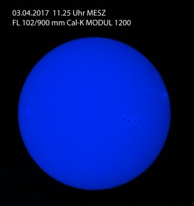 Kalzium Aufnahme vom 03.04.17