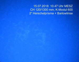 Kalzium Aufnahme vom 15.07.2018